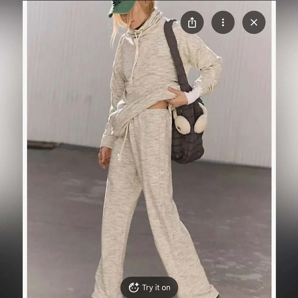 Free People Ready To Go Top In Heather Grey - Picture 1 of 8